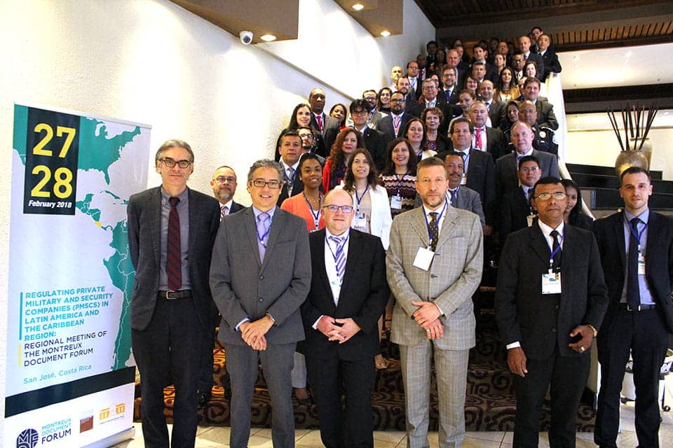 31 États Ont Participés À La Réunion Régionale Du Forum Du Document De Montreux (Mdf) À San José, Costa Rica